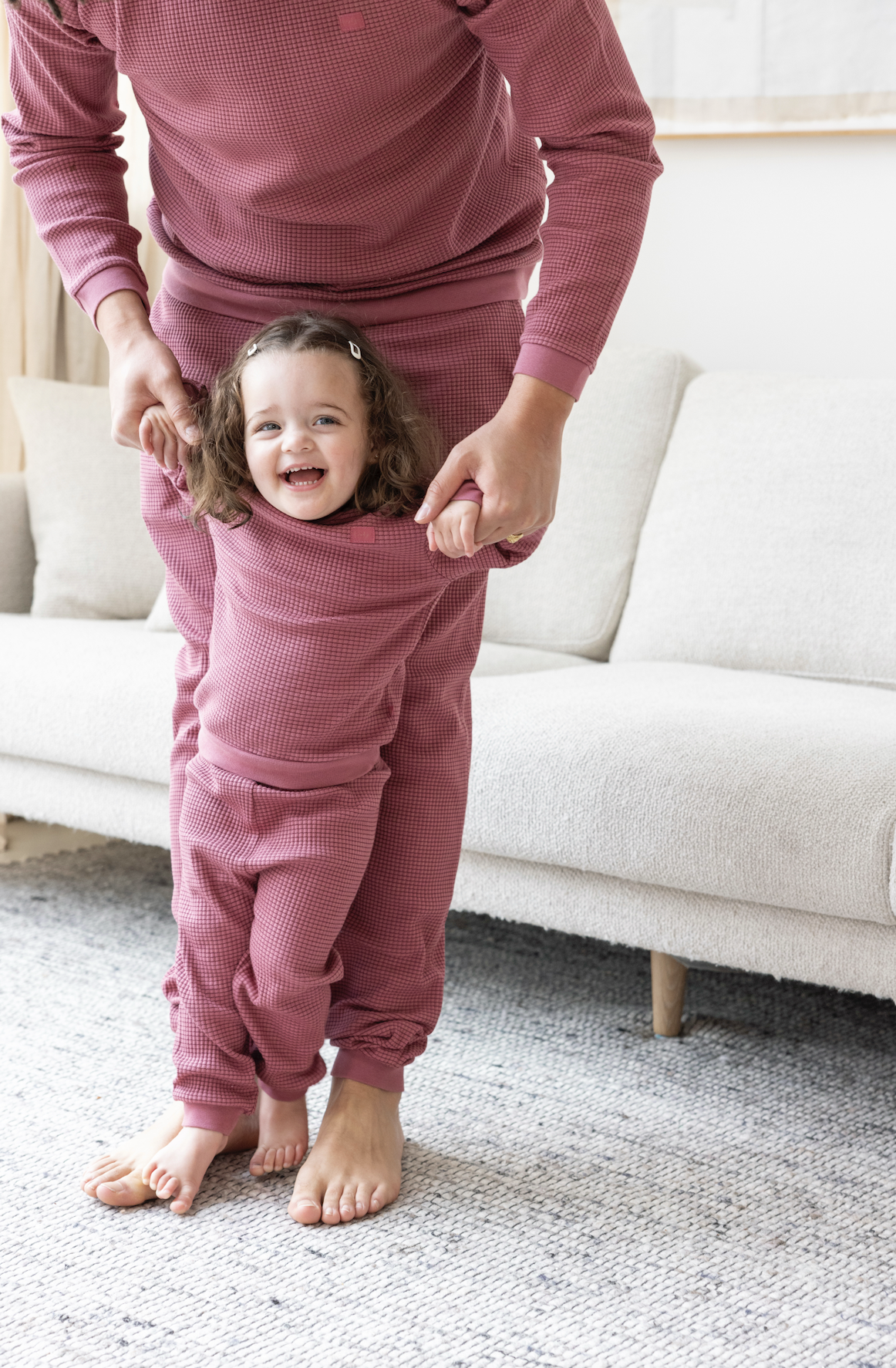 Feetje Pyjama volwassenen Family Edition berry