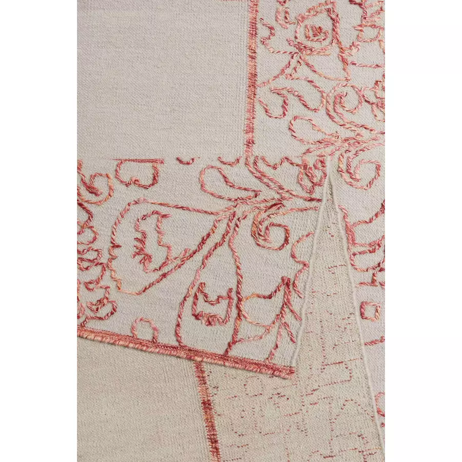 Esprit Kurzflorteppich Kayla Kelim Border rot