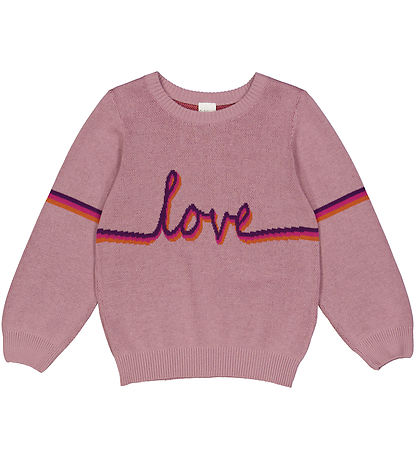 Freds World Bluse - Strick - Jacquard - Pink Haze