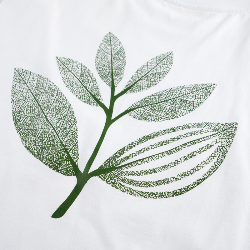 T-SHIRT BOTANIQUE - BLANC