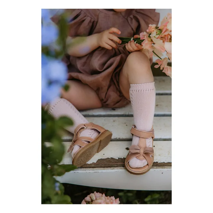 Petit Nord Sandales Scratchs Gry | Rose pâle