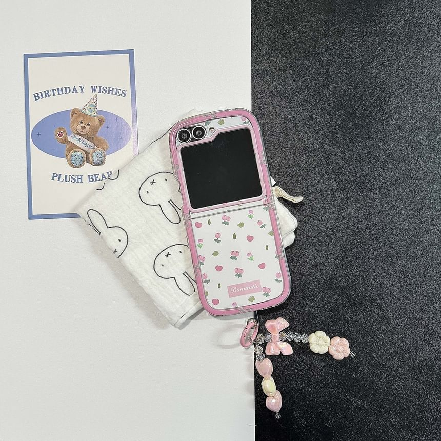 Jaguara - Bloemen telefoonhoesje / bedel / set - Samsung Flip