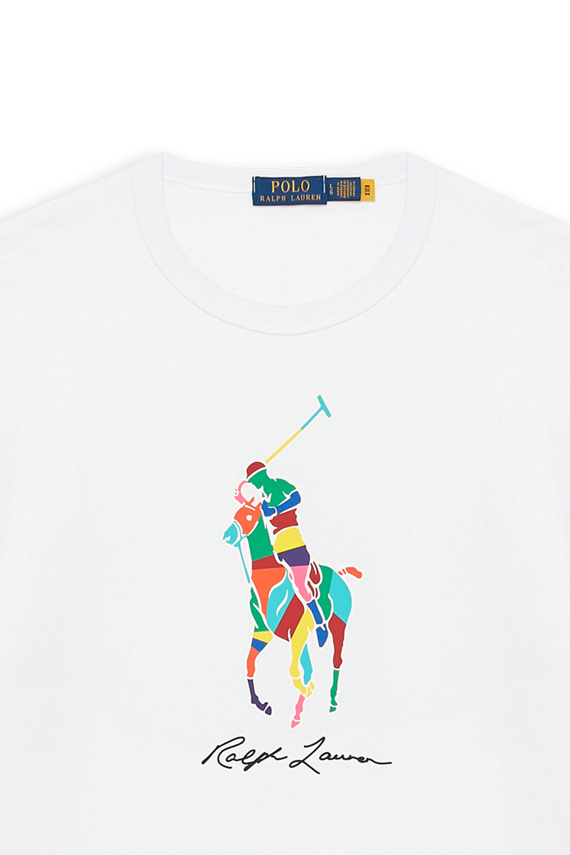 POLO RALPH LAUREN T-shirt  10/1 JERSEY Blanc
