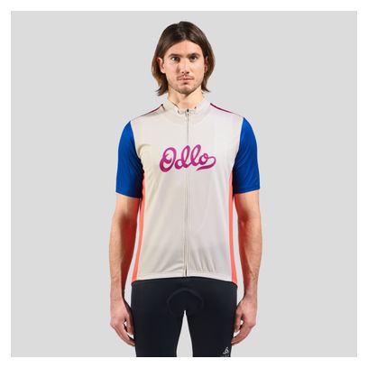 Maillot Manches Courtes Odlo Heritage Essentials Gris Clair