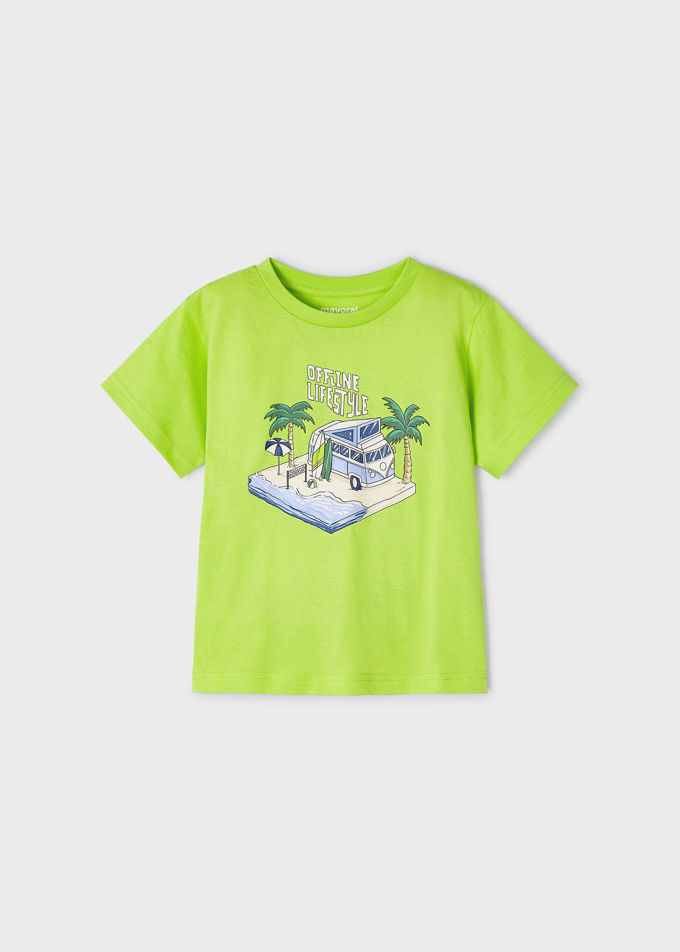 Camiseta Better Cotton estampada para meninos, pimenta chili