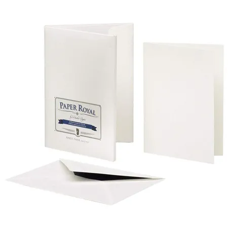 Rössler Paper Royal Kartenmappe weiß, A6