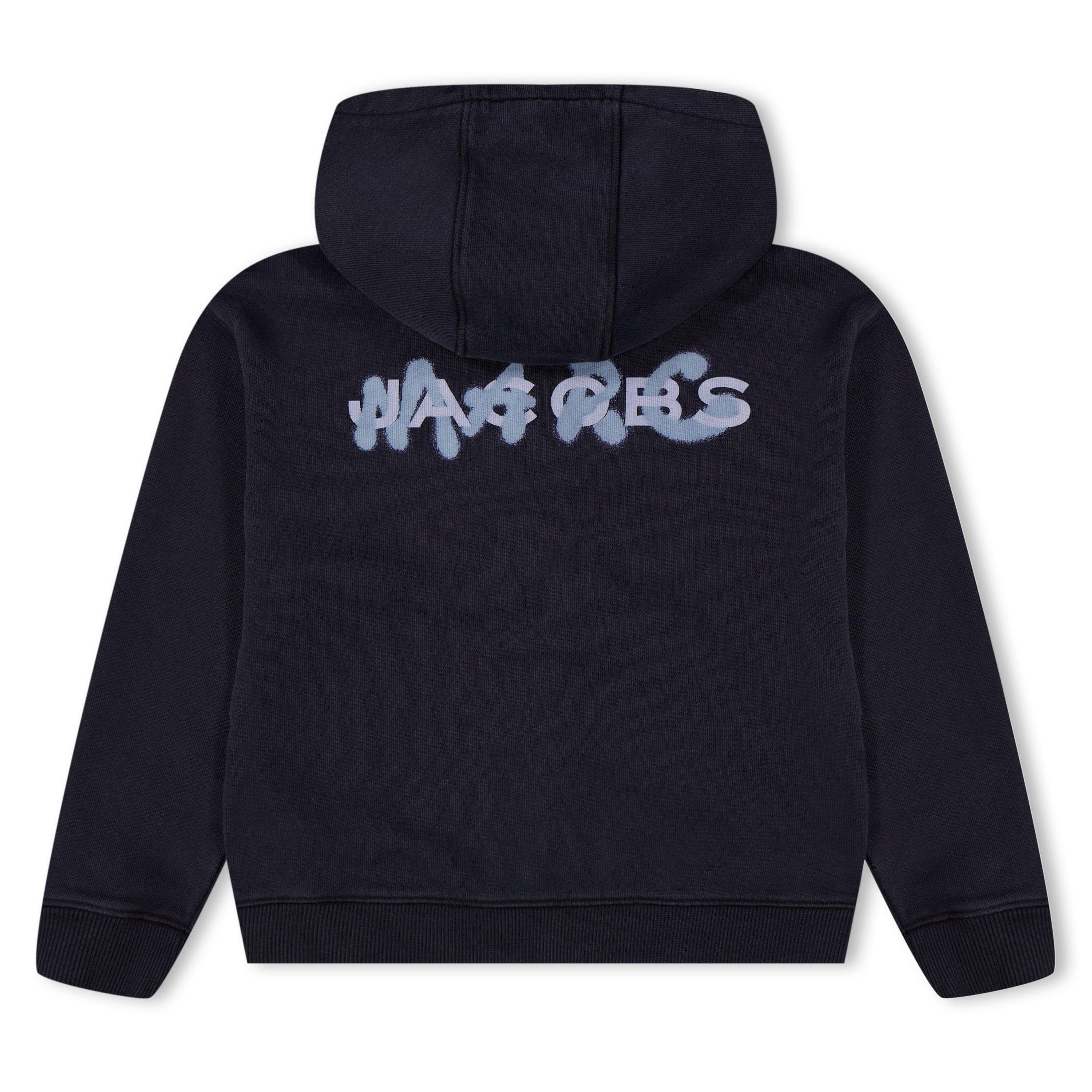 Marc Jacobs Graffiti Logo Zip Hoodie Juniors