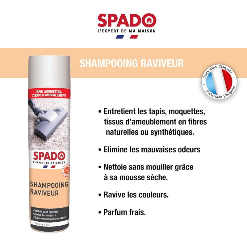 Shampooing moquette et tapis 600 ml