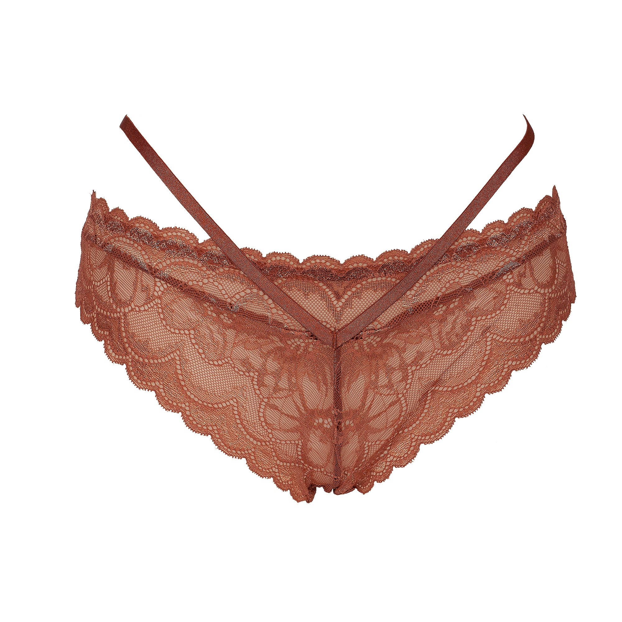 After Eden D-cup & up String »Mexy«, mit Spitze, Riemchendetails, feminin, bequem, weich, elastisch