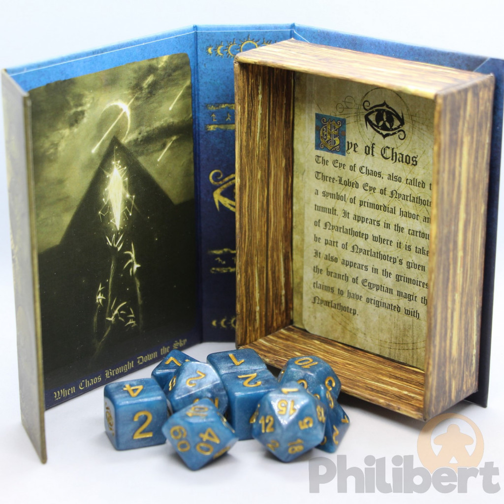 Set de 9 Dés JDR Elder Dice: Eye of Chaos (Nebula)