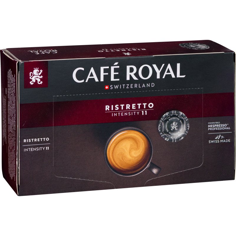 Capsule de café Café Royal Professionnel Ristretto - Boîte de 50 - Compatible Nespresso Professionnel