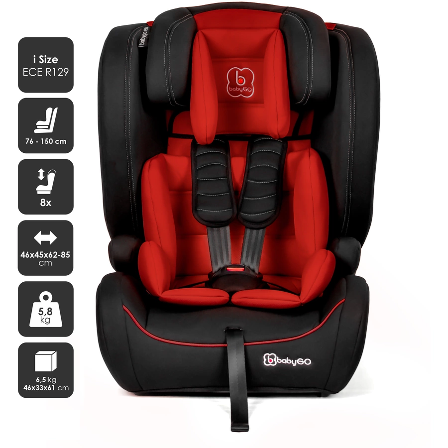 babyGO Kindersitz Freemove Isize rot