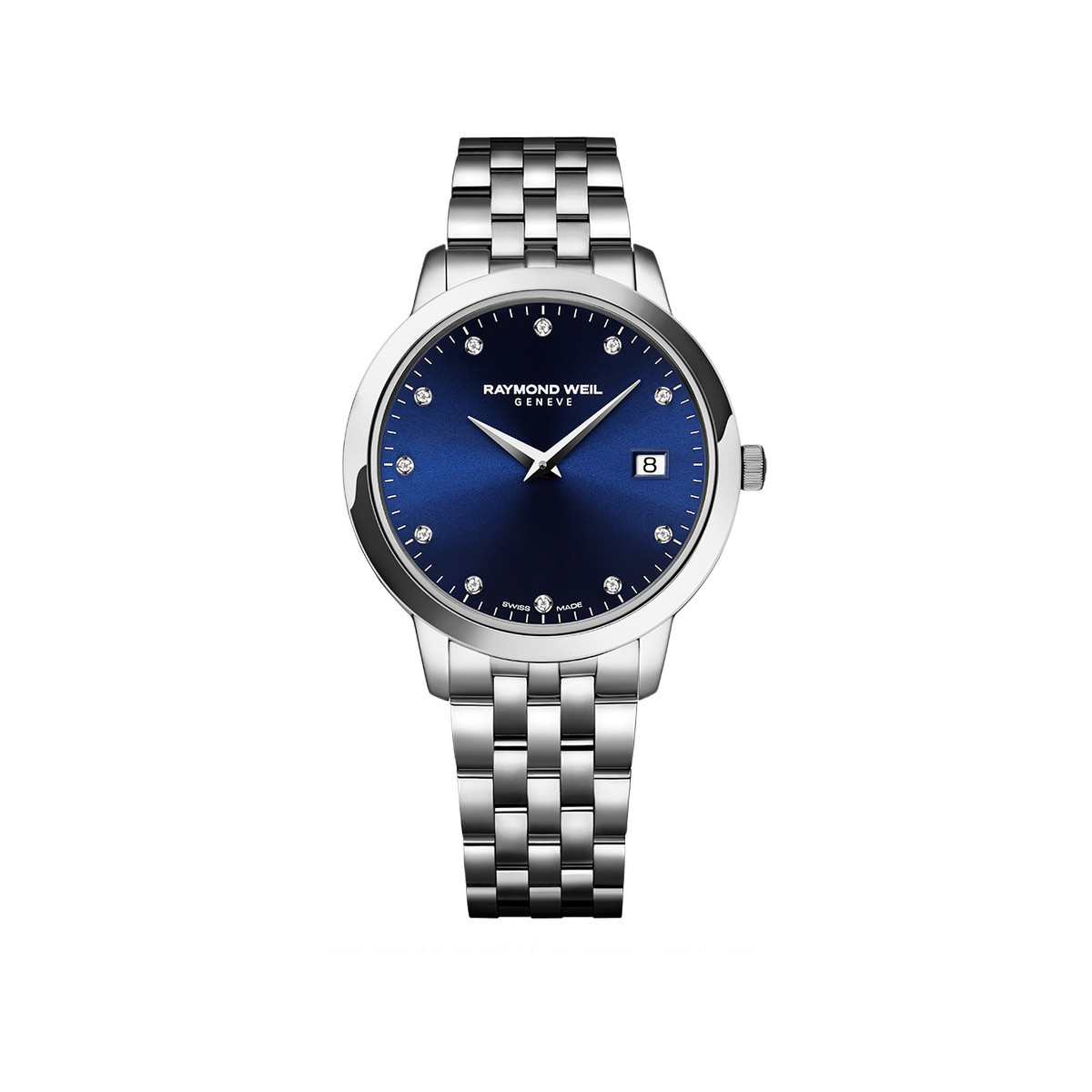 Montre Raymond Weil Toccata femme acier diamant