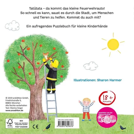 ars Edition Mein allererstes Puzzlebuch - Die Feuerwehr