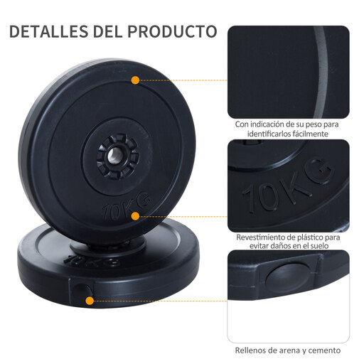 Conjunto de anilhas Homcom B1-0012