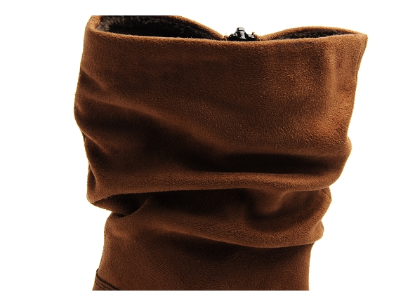 Rieker bottes plates femme y9780 marron