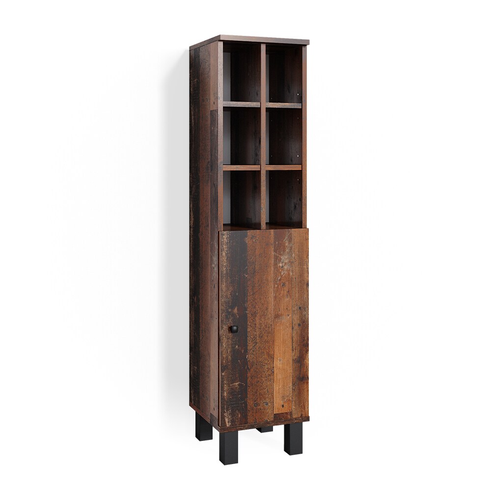 Vicco Midischrank Hochschrank Badschrank Fynn Old Style große Tür Badmöbel