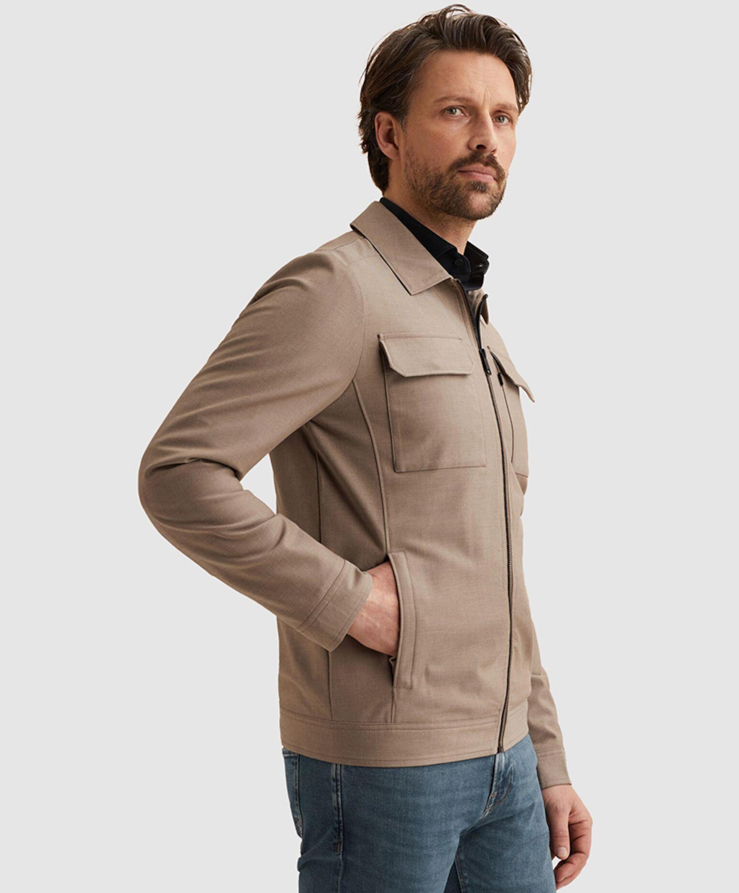 Vanguard Heren overshirt beige