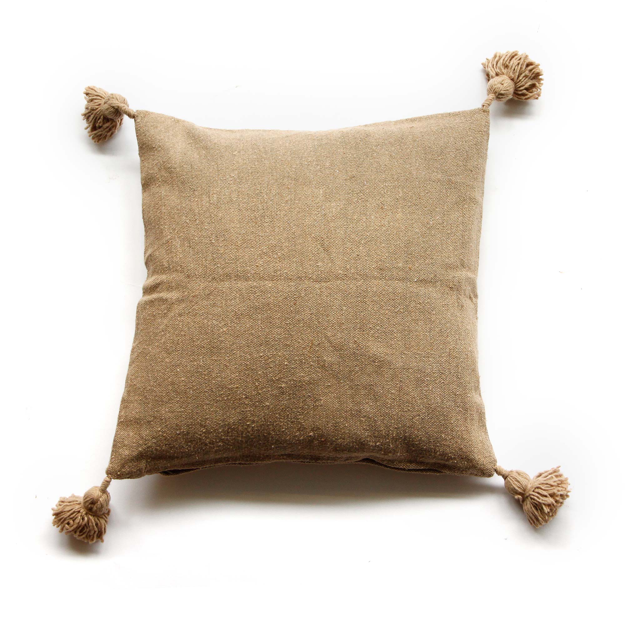 Kissenbezug beige, B 50 cm, H 50 cm von fischer's lagerhaus