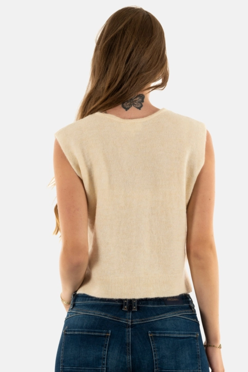 Gilets cardigans grace & mila nars_22694 ecru