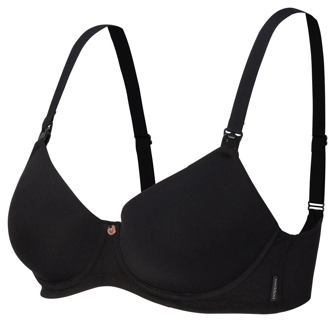 Noppies Maternity Voorgevormde voedingsbh Cotton Melange - Black