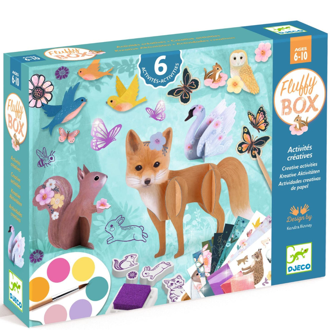 djeco knutselset fluffy box