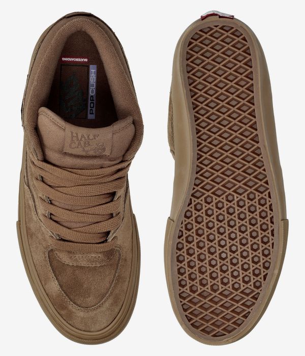 Vans Skate Half Cab Schuh (brown gum)