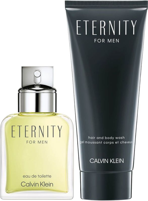 Calvin Klein - Eternity For Men - EDT & Hair And Body Wash - 50 ml + 100 ml