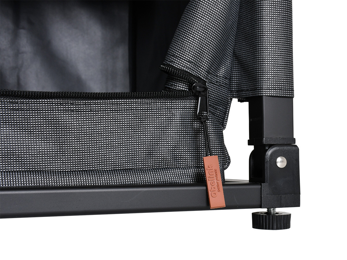Obelink Alu Quick kast - Black