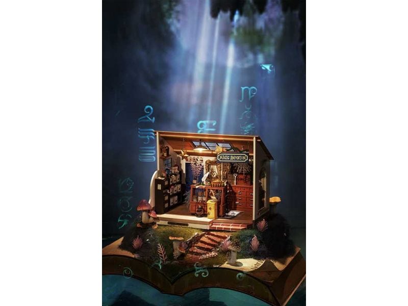 RoboTime Bausatz Magic Emporium 3D-Puzzle aus lasergeschnittenen Holzteilen