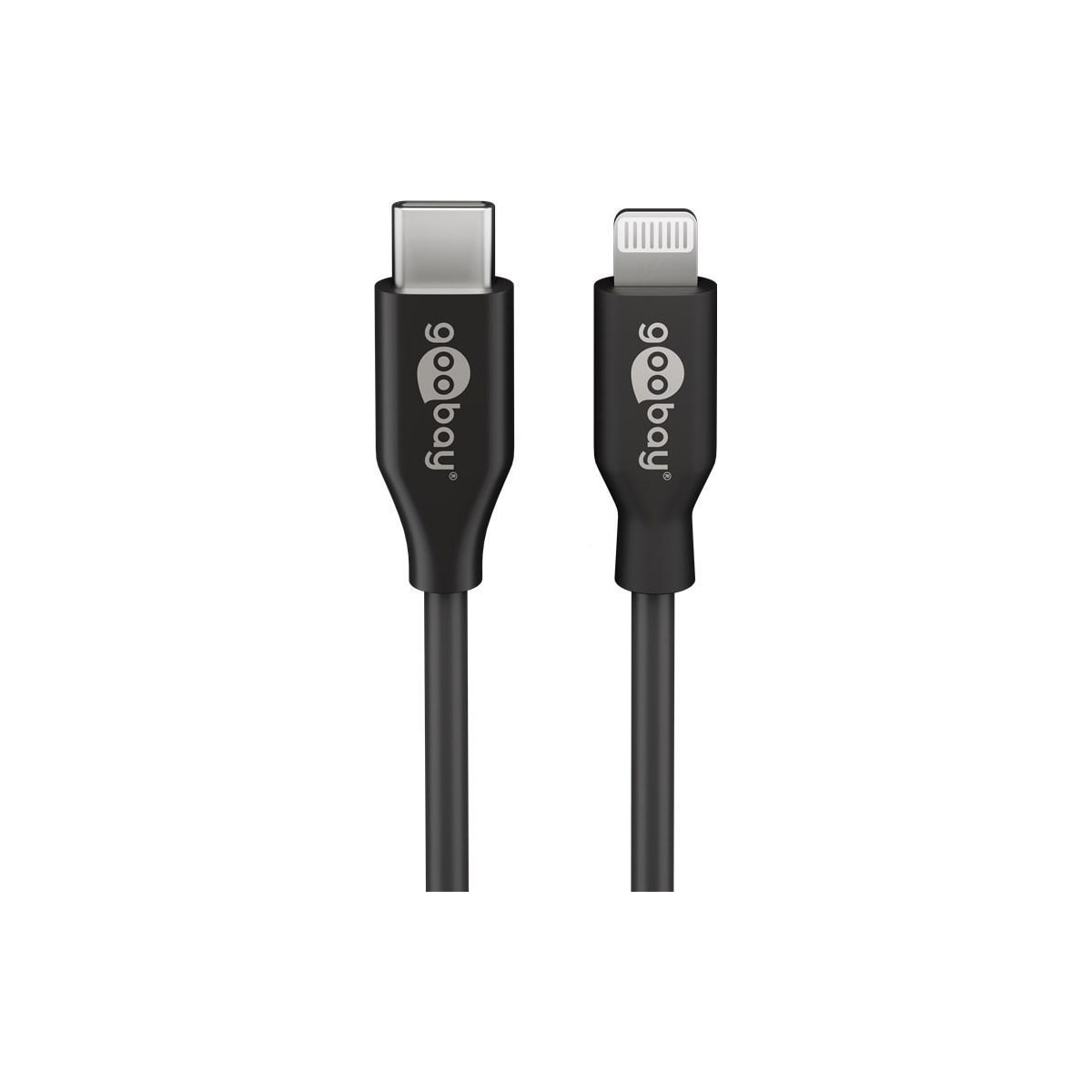 Goobay 39447 Lightning-USB-C â„¢ USB-lade- og synkroniseringskabel Goobay USB C, Apple Lightnin-hann (8-pinners)