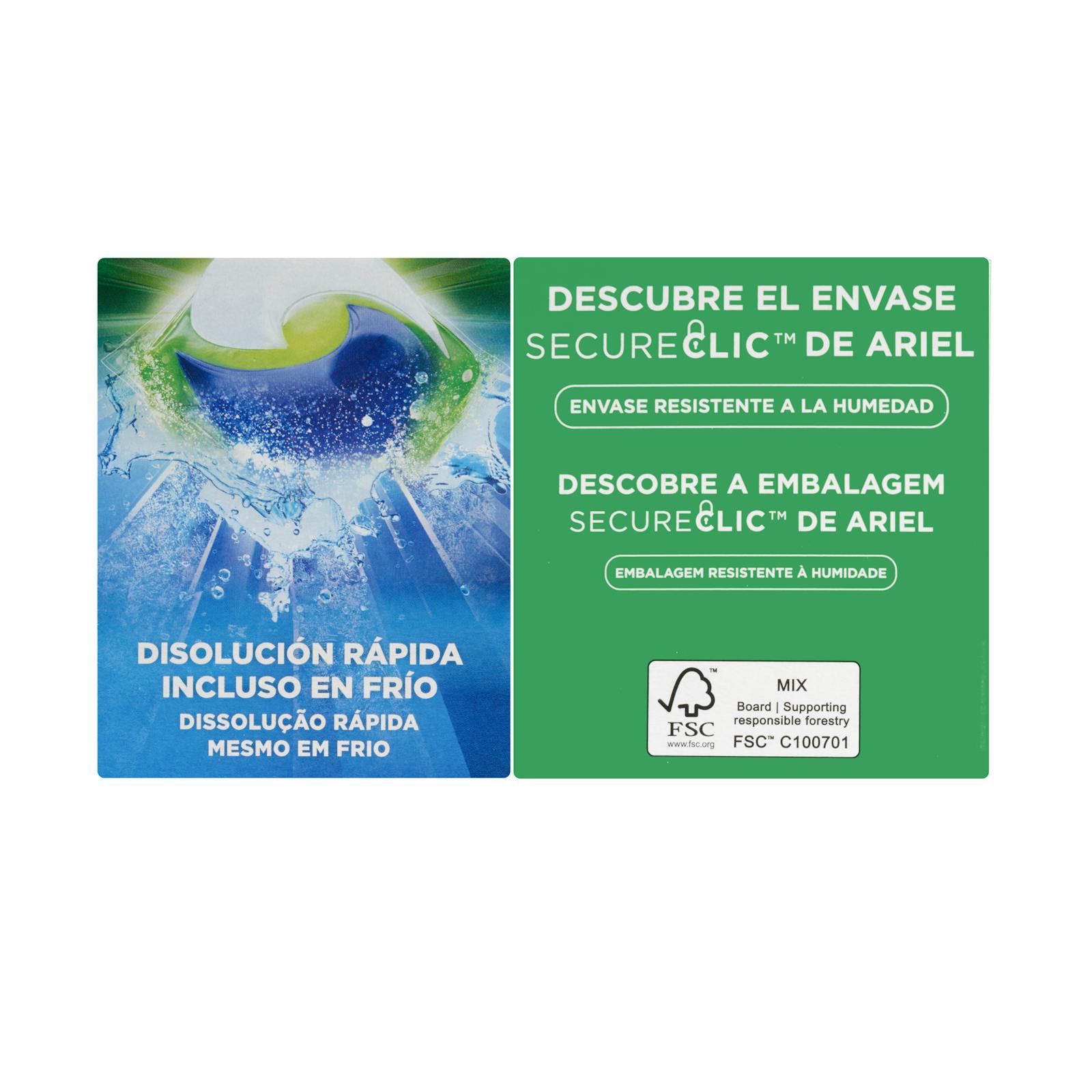 Capsules de lessive tout-en-un Ariel Pods