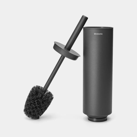 MindSet toiletborstel met houder - Mineral Infinite Grey