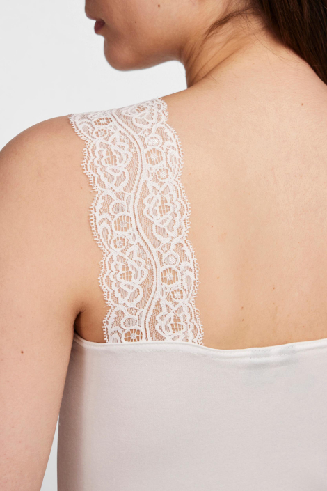 Pieces witte dames top