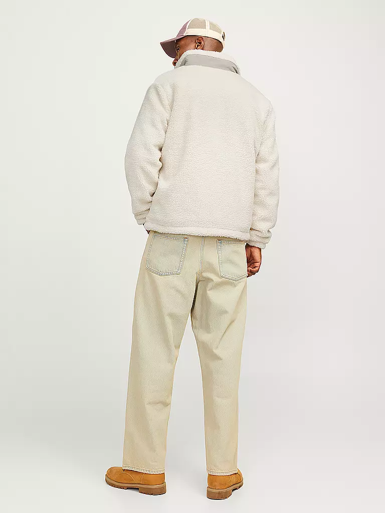 JACK & JONES Jacke in Felloptik JORVESTERBRO beige