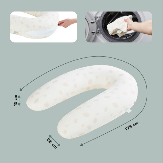 Coussin de grossesse 2en1 B.Love   Petals écru        de               Babymoov