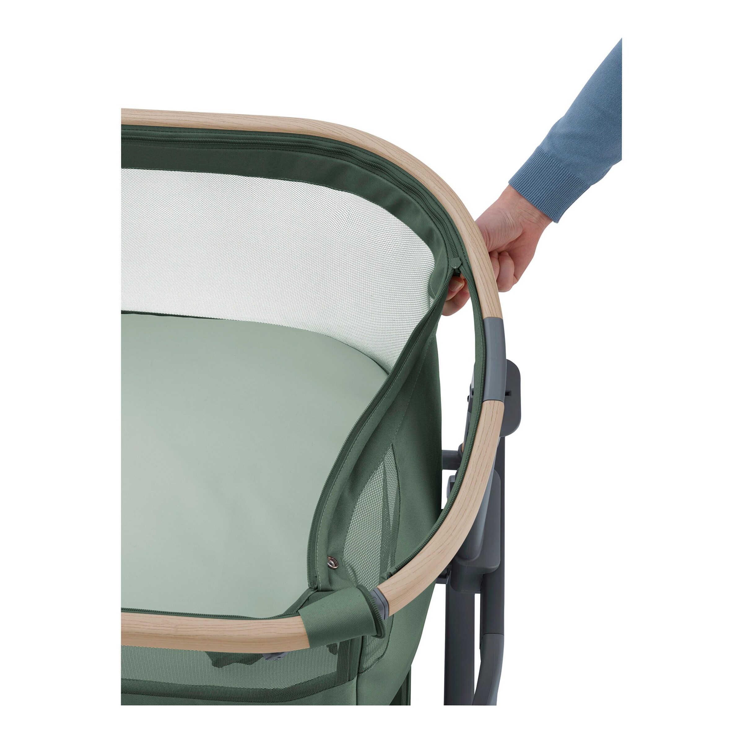 Maxi-Cosi Beistellbett Iora Air Beyond Green