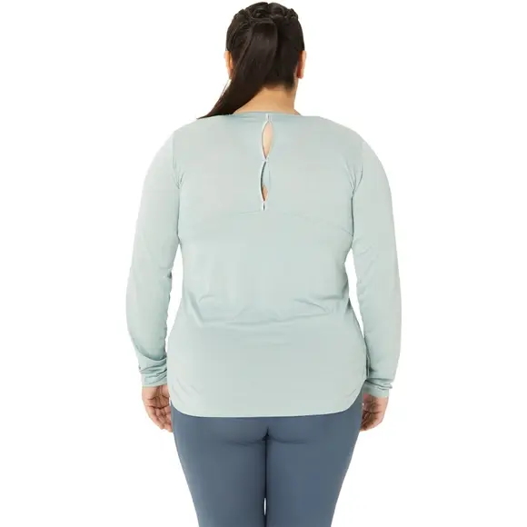 ASICS Nagino Run Hardloopshirt Lange Mouwen Blauw Dames