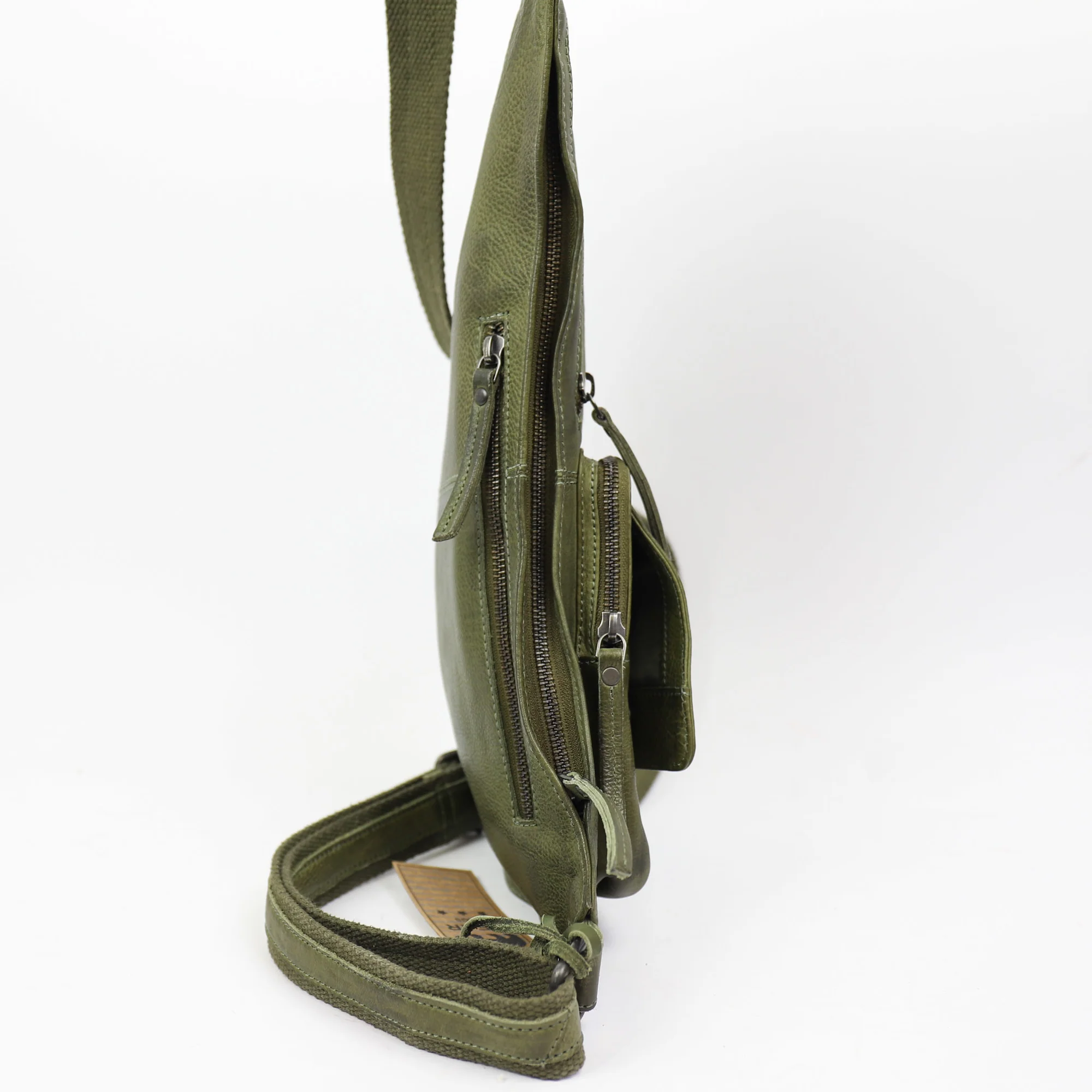Bear Design Callisto Pelle Crossbody Tas Han Groen CP1817