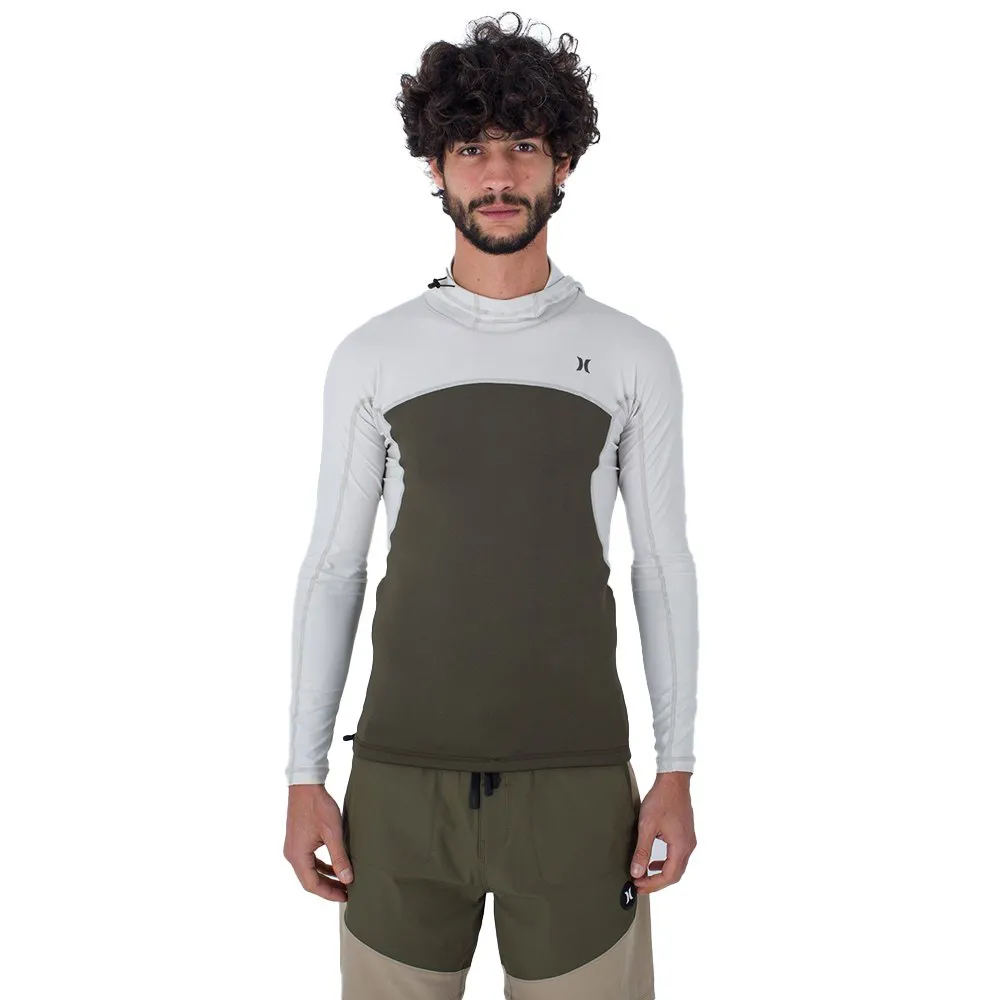 Hurley Coast Guard Hooded langärmliges Surf-T-Shirt