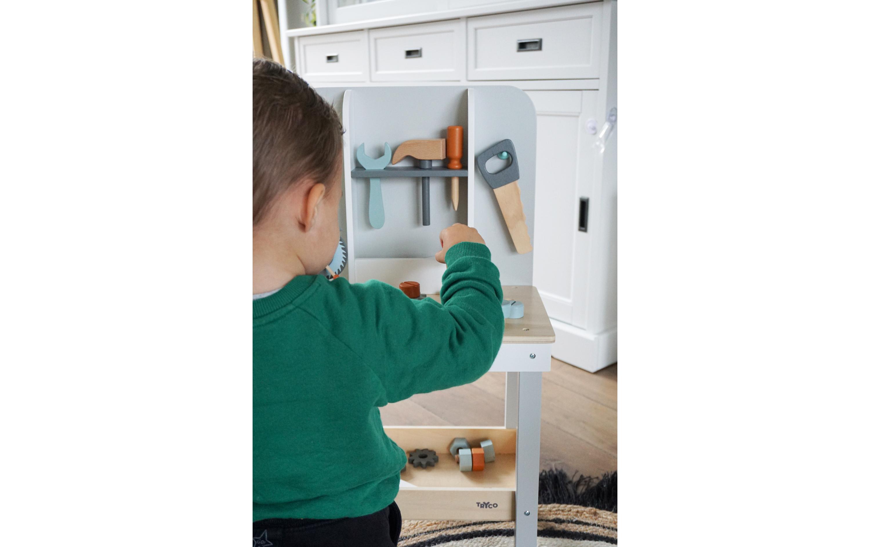 Handwerker WerkzeugbankWerkzeugbank aus Holz