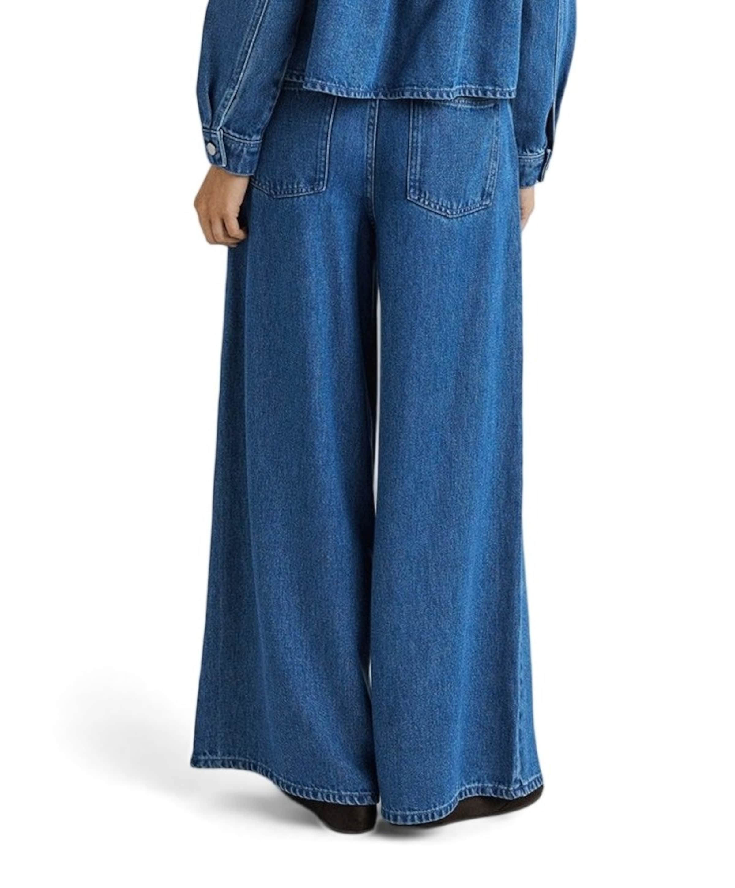 MSCH Copenhagen MSCHAgo Rue Wide Long dames jeans blauw