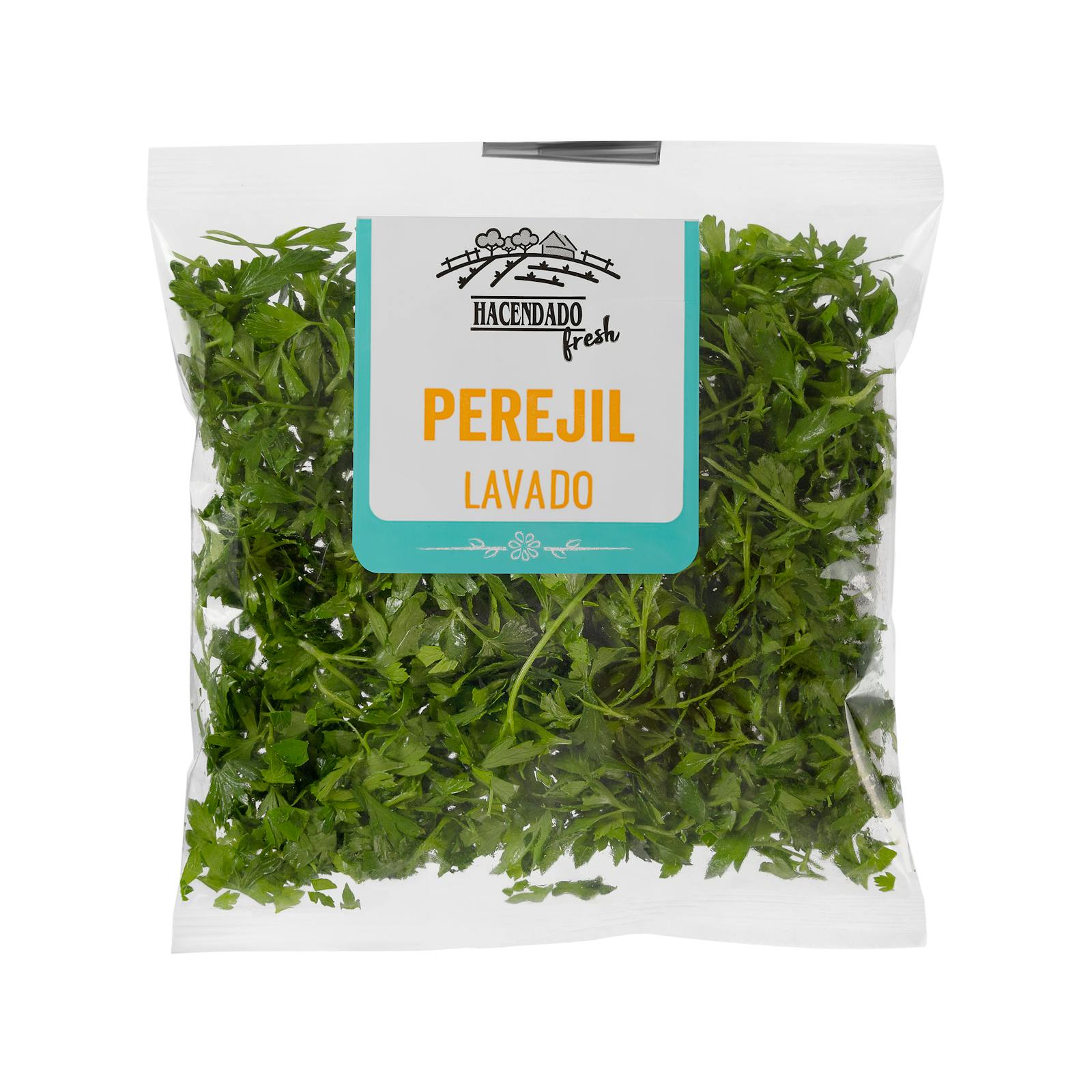 Persil haché lavé