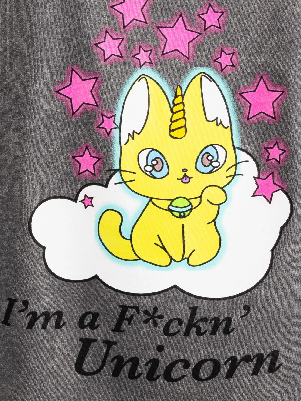 A.LAB Unicorn T-Shirt medium grey/mineral wash