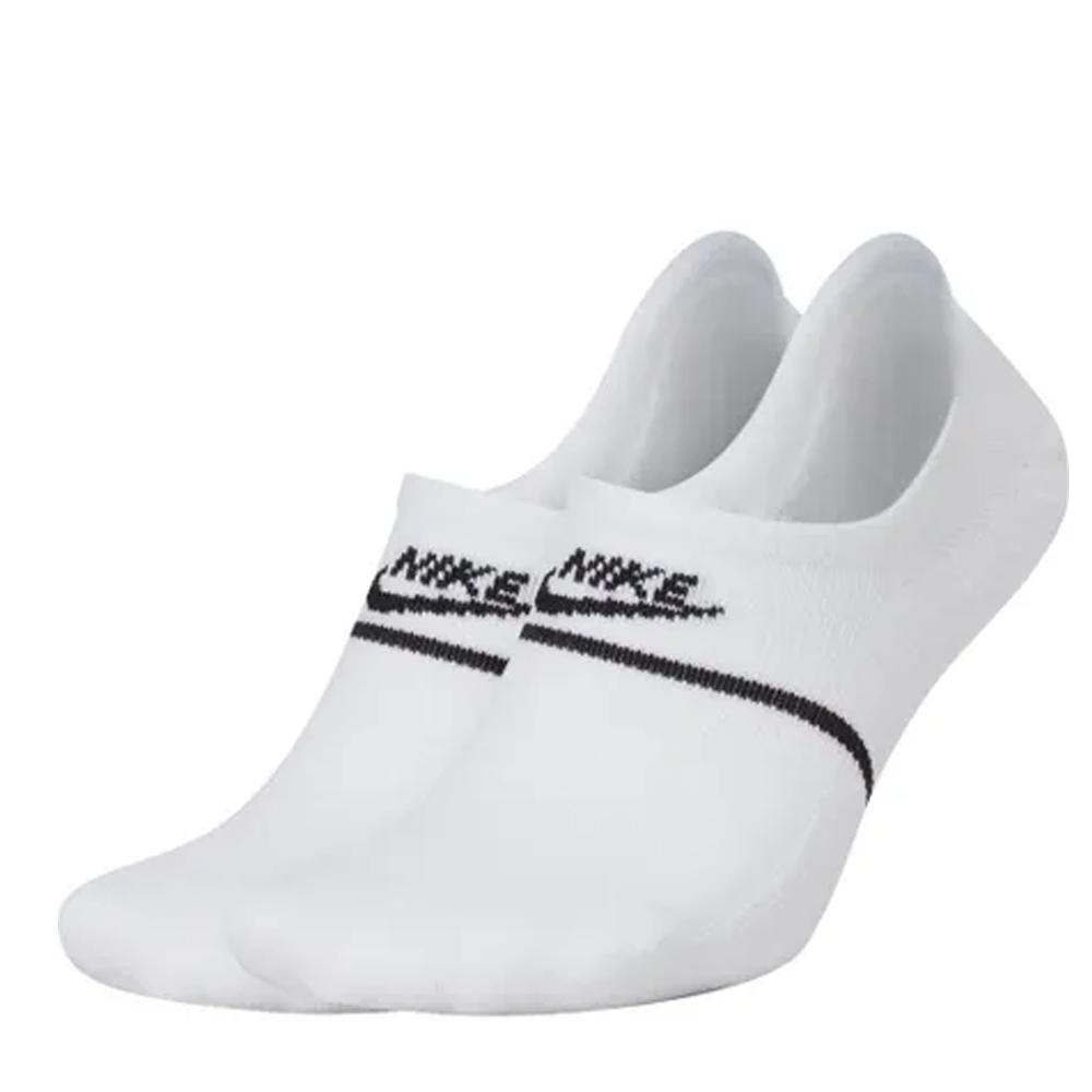 Nike X1 Paire de Chaussettes invisible Blanches Homme Nike Essential Footie