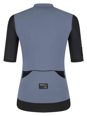 Maillot Manches Courtes Vélo Rogelli Distance II Lavande/Noir Femme