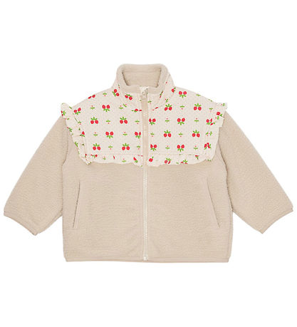 Flöss Fleecejacke - Sofia - Soft White Berry