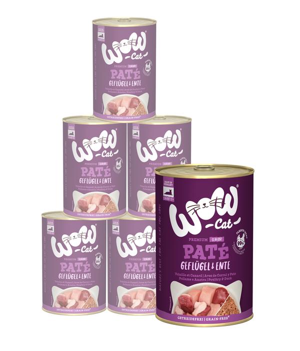 WOW® Cat Nassfutter für Katzen Premium Paté