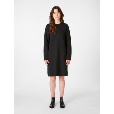 Damen-Strickkleid, Schwarz