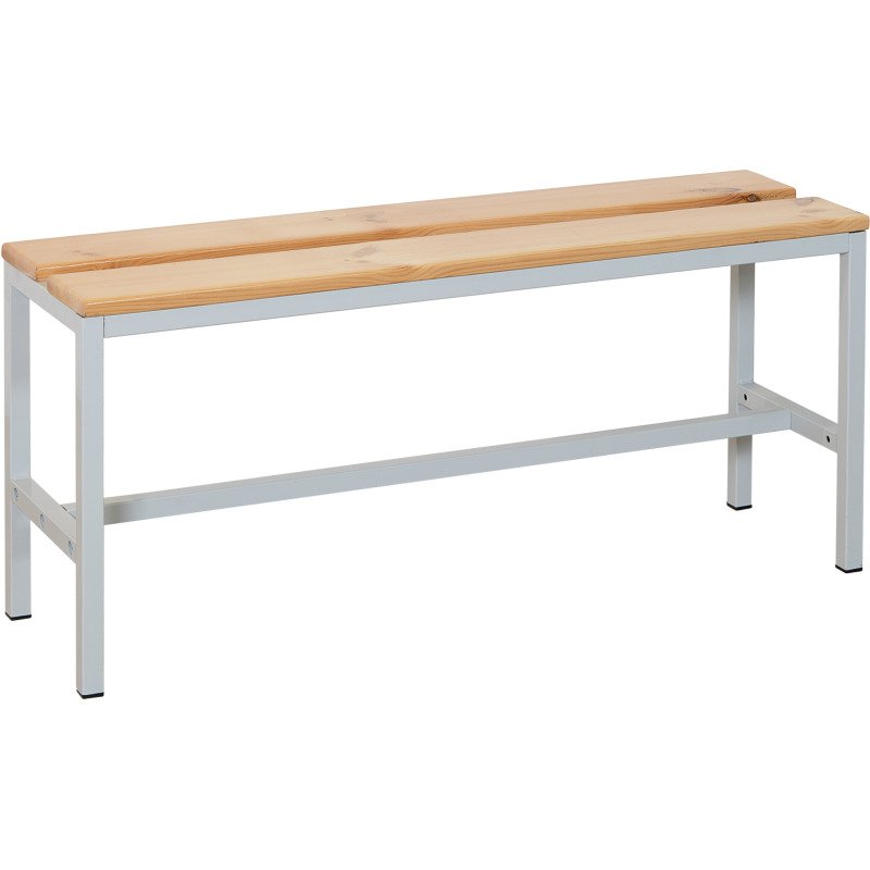 Banc à lattes bois - L. 120 cm
